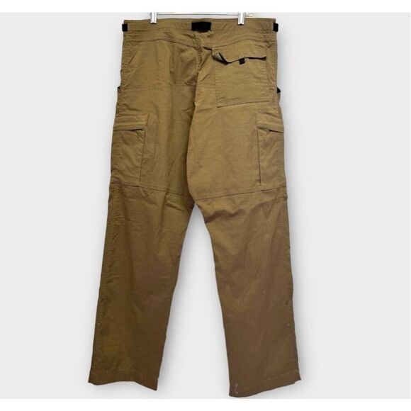 ✨Prana Breathe Men's Outdoor Hiking Cargo Sz XL Pants Beige Roll Cuff✨ - Picture 4 of 11
